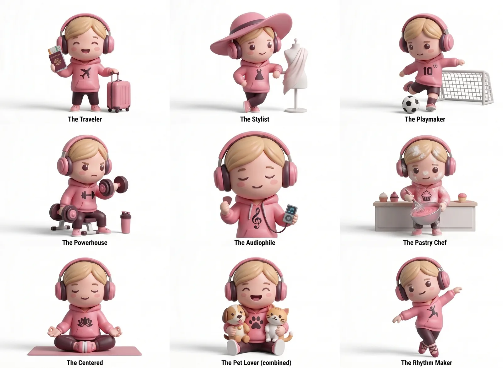 chibibi figurines of you and the special people in your life